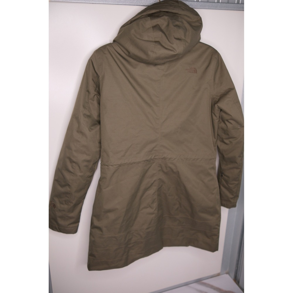 The North Face Women's Green Hooded Parka Jacket Size Medium - Picture 3 of 5